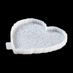 Древо жизни узор DIY коврик для чашки силиконовые Молды DIY-A046-06A