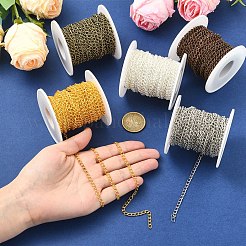 10м железных витых цепей&nbsp;CH-YW0004-01G