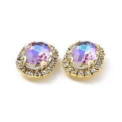 Овал пришиваем стразами&nbsp;DIY-E062-05G-B01