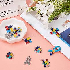 Подвески из эмали и сплава&nbsp;ENAM-SC0001-32P