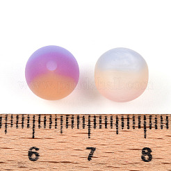 Бусины из матовой смолы RESI-N042-10mm-08