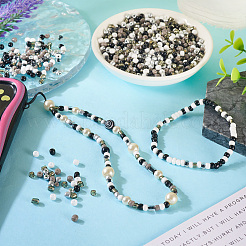 100 г непрозрачных и прозрачных внутри цветов 6/0 стеклянные бусины&nbsp;SEED-TA0001-12A