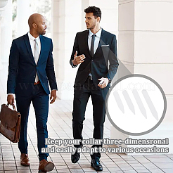 100 шт. ПВХ-подставка для воротника рубашки&nbsp;DIY-CN0003-59