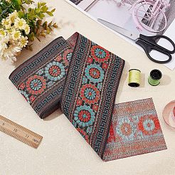 Вышивка лентами из поликоттона в этническом стиле&nbsp;OCOR-WH0073-28