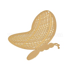 Подвески из нержавеющей стали 304 с травленым металлическим декором&nbsp;STAS-H236-08G