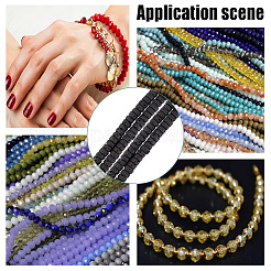 2 нить бусины из натурального вулканического камня G-GO0001-53