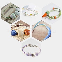 Воском хлопчатобумажная нить шнуры YC-PH0002-13