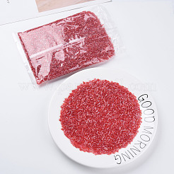 Прозрачные цвета блестящие стеклянные бусины из стекляруса&nbsp;SEED-N005-001-A05