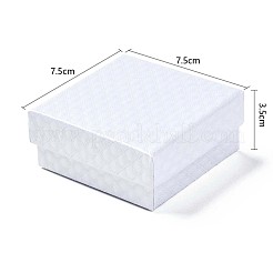 Квадратные картонные коробки ювелирные изделия&nbsp;CBOX-N012-34B