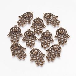 Сплавочные подвески тибетского стиля TIBEP-ZN60334-AB-FF