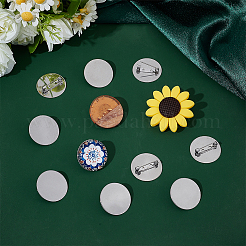 40 шт. оправа для кабошона из нержавеющей стали 304 STAS-UN0063-68B-P