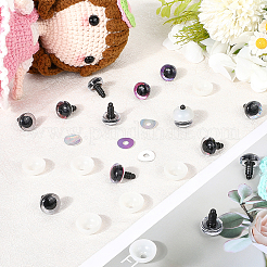 60 набор 5-х цветных полукруглых кукольных глаз из АБС-пластика&nbsp;DIY-GF0010-67B