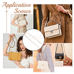 Железные ремни для сумок с цепочкой&nbsp;AJEW-WH0329-29LG