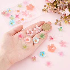 30шт 15 вида пластиковых бусин KY-GA0001-33