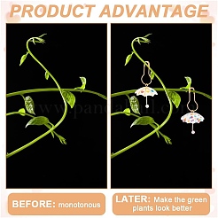 Железные длинные скрепки&nbsp;HJEW-GO00062