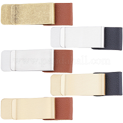 5 шт. 5-х стильный латунный держатель для билетов&nbsp;AJEW-CL0002-35