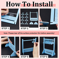 1 комплект акриловых подставок для сережек&nbsp;EDIS-CP0001-14E