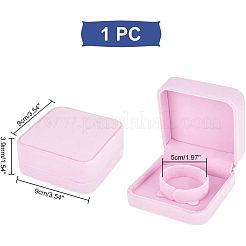Квадратная бархатная коробка для браслета. подарочный футляр для хранения браслета&nbsp;CON-WH0088-33D