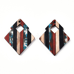 Подвески из смолы и ореха&nbsp;RESI-N039-23