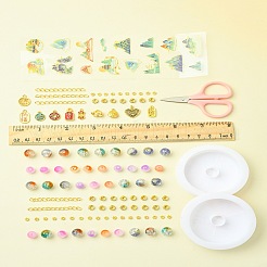 Набор для изготовления браслета из бисера своими руками в технике лэмпворк DIY-FZC0001-01D