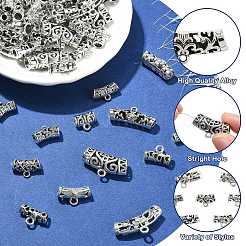 70 шт. 14 стиля тибетских сплавных трубчатых дужек&nbsp;FIND-CJ0002-99