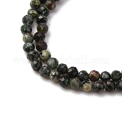 Природные SERAPHINITE нитей бисера G-RM2025-A42-3mm