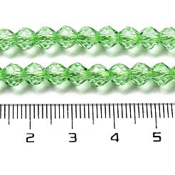 Прозрачные стеклянные бусины GLAA-A014-03F