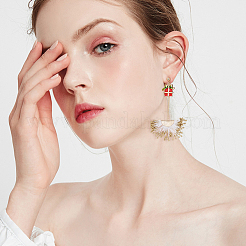 Кулон с кисточкой из поликоттона (полиэстер) FIND-T041-12