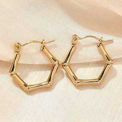 Серьги-кольца из нержавеющей стали 304 для женщин EJEW-L296-066G