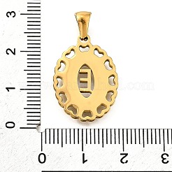 Подвески из нержавеющей стали 304 золотистого цвета&nbsp;STAS-K300-02G-E