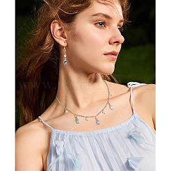 8 шт. 4 цвета латунные подвески с микропаве и кубическим цирконием&nbsp;KK-TA0002-18