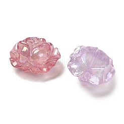 УФ-покрытие светящиеся радужные переливающиеся акриловые бусины&nbsp;LACR-R001-15A