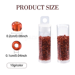 10 г стеклянных бусин SEED-YW0003-11A