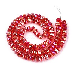 Гальванизируйте прозрачное стекло бисер нитей&nbsp;EGLA-N022-05B-C06