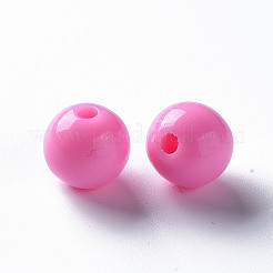 Непрозрачные акриловые бусины&nbsp;X-MACR-S370-C10mm-M1