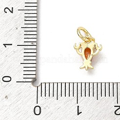 Латунные микро проложить кубического циркония подвески&nbsp;KK-H255-29G