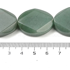 Естественный зеленый авантюрин бисер нитей G-U018-D01-01