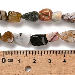 Океан Природный яшмы бисер нитей G-P497-01E-90B