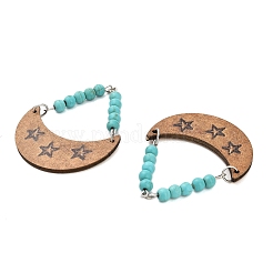 Подвески из синтетической бирюзы и тополя&nbsp;FIND-Z048-05