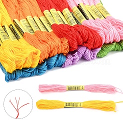 7 комплект 7-х цветных хлопковых ниток для вязания крючком OCOR-FS0001-02B