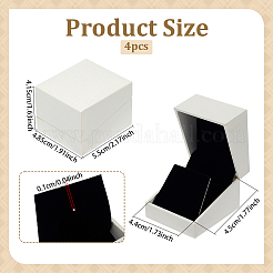 Коробки для хранения бумажных брошей/значков CON-WH0107-41A