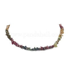 Натуральные разноцветные бусы из турмалина&nbsp;NJEW-JN05802