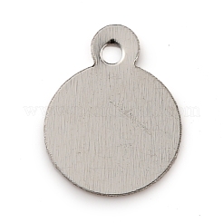 Плоские круглые железные амулеты&nbsp;IFIN-WH0063-09P