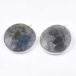 Природные подвески лабрадорита&nbsp;G-T112-29A