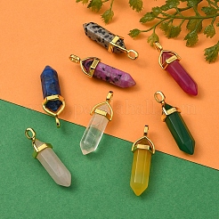 Подвески из натурального смешанного камня&nbsp;G-CJ0001-30