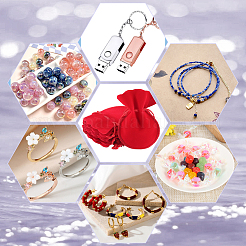 20 шт. 2 стильных сумочки из бархата с завязками из тыквы TP-BBC0001-08B