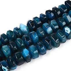 Природный агат бисер нитей G-N356-01A-14