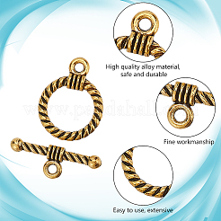 150 шт. застежки из сплава в тибетском стиле FIND-GO0002-99AG