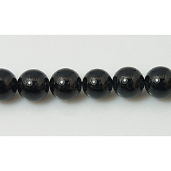 Натуральный турмалин шарик нити&nbsp;X-G-H1603-4mm