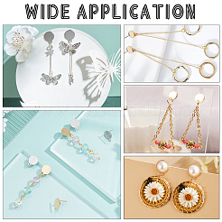 Фурнитура для сережек-гвоздиков из нержавеющей стали 304&nbsp;STAS-UN0019-05P